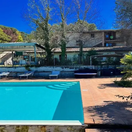 Spoleto-poolside-slps 20 1 Hour To Rome - Fabulous Gardens, Bbq Area, Pool
